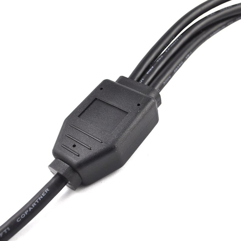 OLLGEN OBD2 Splitter Cable,OBD-II Extension Cable,1 Male to 3 Female Car Diagnostic Extender Cord Adapter,16 Pin Right Angle,1.6ft/50cm - Image 4